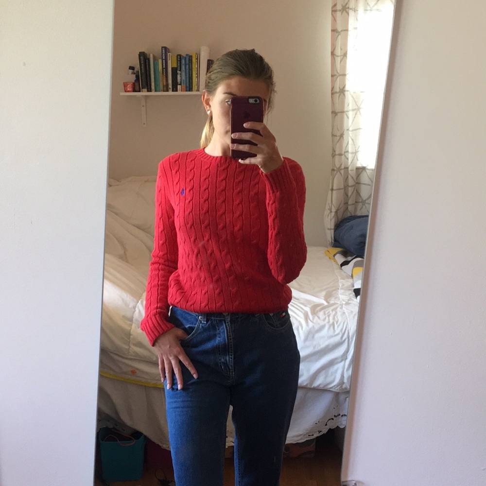 Polo Ralph Lauren Crew Neck Cable Sweater